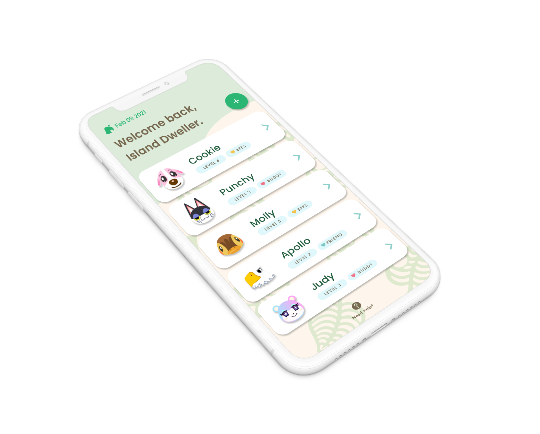 Animal Crossing Friendship Tracker